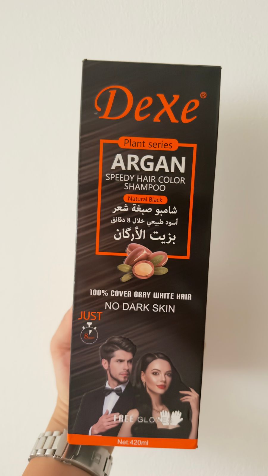 Shampoo Cubre Canas Dexe Argan